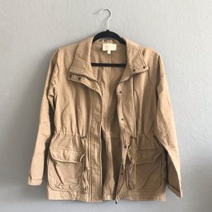 Cream utility jacket